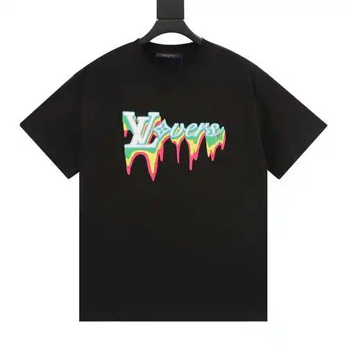 1v melted logo printed short sleeves
