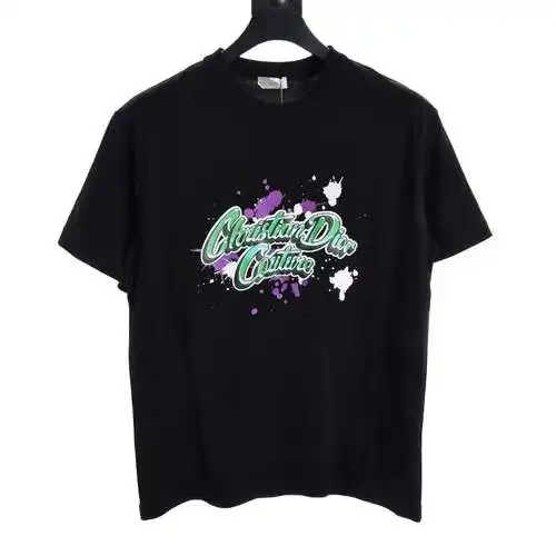 CD splash logo printed short sleeves
