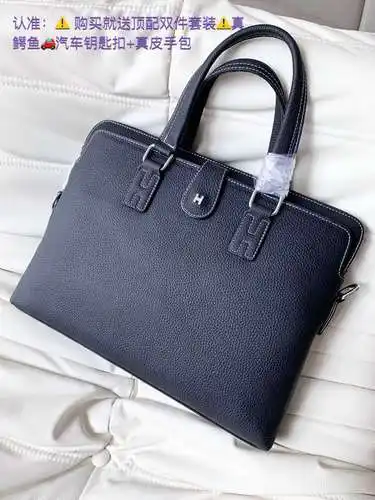 Bolso de hombre HERM, maletín Aima, bolso de mano Aima, fabricado en piel vacuno original importada,