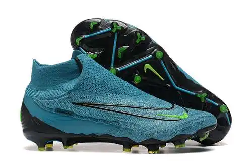 Zapatillas de fútbol Nike Phantom GX de caña alta impermeables totalmente tejidas con suela original