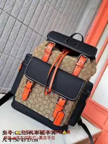 Mochila para hombre COA hecha de cuero de vaca Original importado bolsa de regalo de alta calidad ta