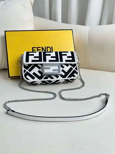 Bolso de cadena Bolso de mujer F Fen Bolso bandolera F Fen Hecho de cuero original superior importad