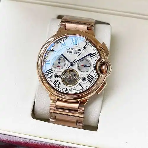 Reloj Reloj para hombre con movimiento mecánico original totalmente automático, caja y correa de ace