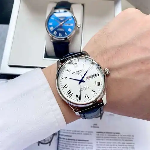 Reloj Reloj para hombre con movimiento mecánico original totalmente automático, caja y correa de ace