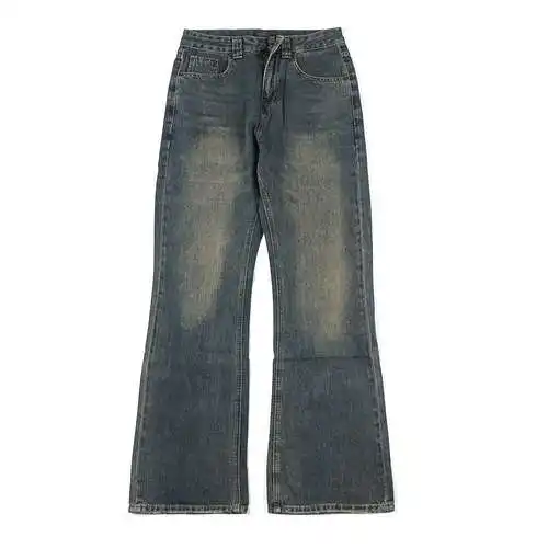 BLCG Balenciaga 22fw mud-dyed bootcut jeans