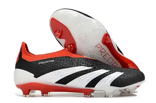 Llegada) Zapatos de fútbol Adidas Falcon 24 totalmente tejidos sin cordones y de caña alta FG PREDAT