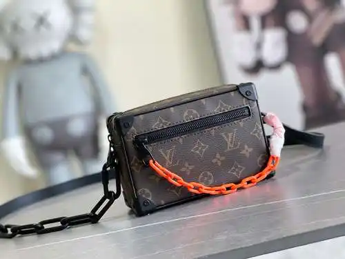 Bolso de cadena Bolso de mujer LL Bolso bandolera LL Hecho de cuero original superior importado Vers