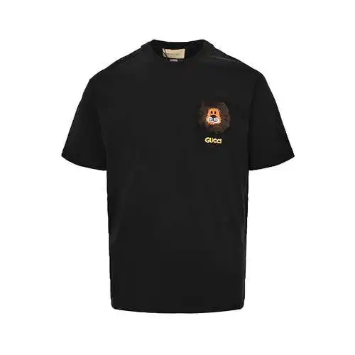 GC Gucci 24ss little lion embroidered short sleeves
