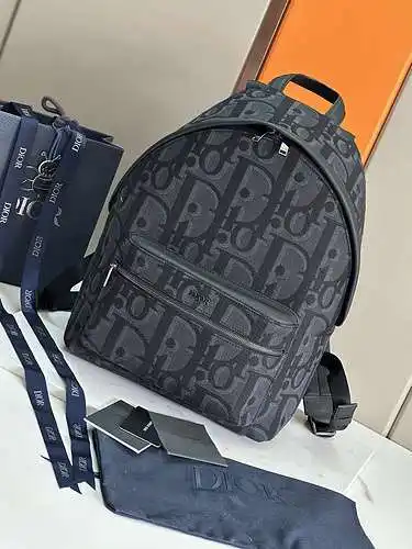 Bolso de hombre DIOR, mochila especial Dior para hombre, fabricado en cuero original superior import