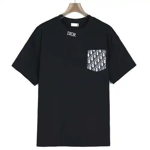 CD/Dior 24ss collar embroidered presbyopia pocket short sleeves