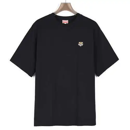 KZ/Kenzo Takada 24ss small label tiger head embroidered short-sleeved T-shirt