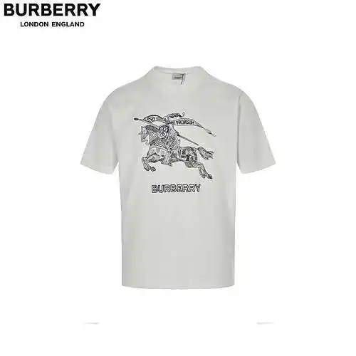 Burberry/BBR embroidered LOGO war horse short sleeves