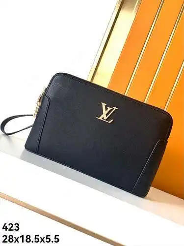 Bolso clutch, bolso de hombre LL, bolso bandolera LL, elaborado en piel vacuno original importada, a