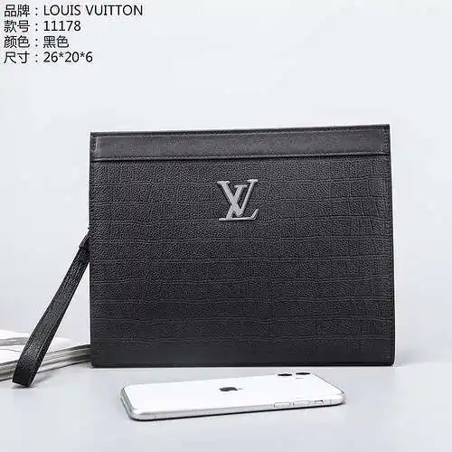 Bolso clutch, bolso de hombre LL, bolso bandolera LL, elaborado en piel vacuno original importada, a