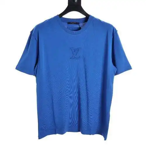 LV three-dimensional embossed logo short sleeves