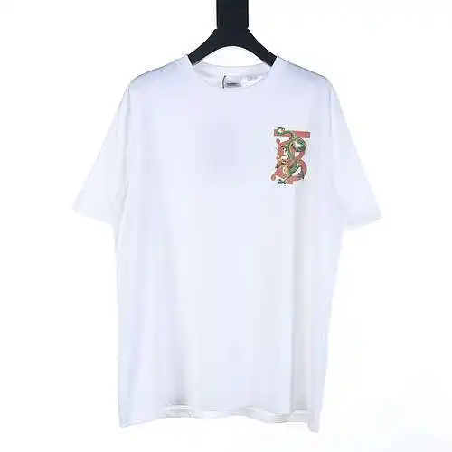 Burberry BBR Year of the Dragon Limited Qinglong BT printed short-sleeved T-shirt