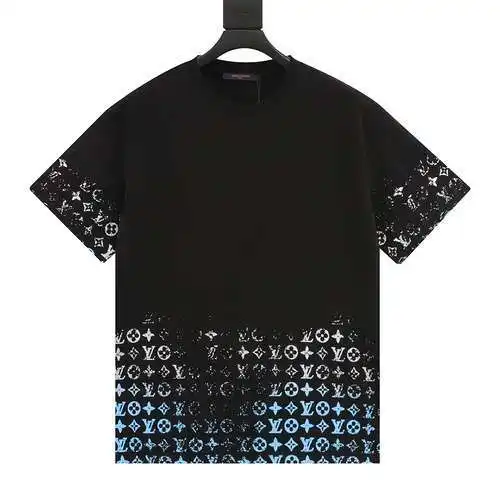 1V MONOGRAM presbyopic gradient short-sleeved T-shirt