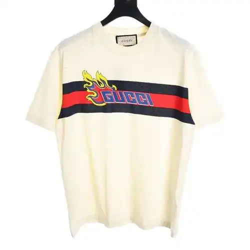 GC Year of the Dragon flame print short sleeves