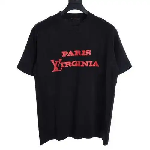 LV scattered logo letter print short-sleeved T-shirt