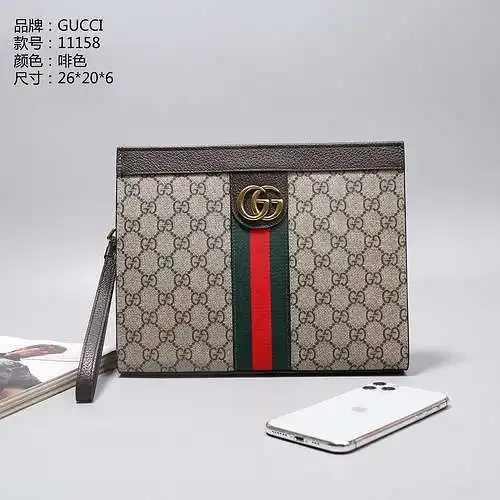 Bolso de mano Bolso de hombre GG Bolso bandolera GG Hecho de piel de vaca original importada Calidad