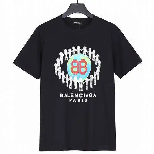 BLCG/Balenciaga 24ss New Protect the Earth Printed Short Sleeves
