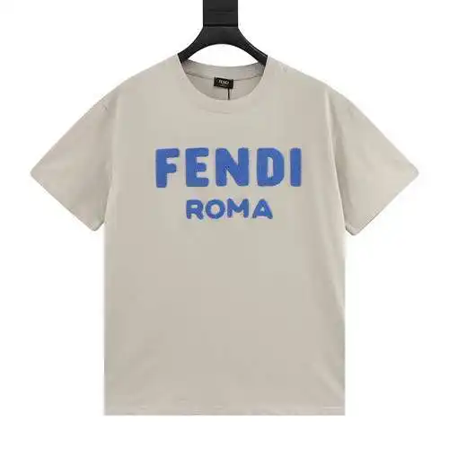 FD/Fendi 24ss towel embroidered letter short sleeves