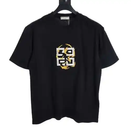 GVC 4G flying dragon three-dimensional toothbrush embroidered short-sleeved T-shirt