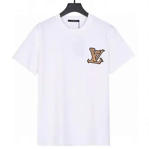 LV Louis Vuitton 24ss new button cord logo embroidered short sleeves