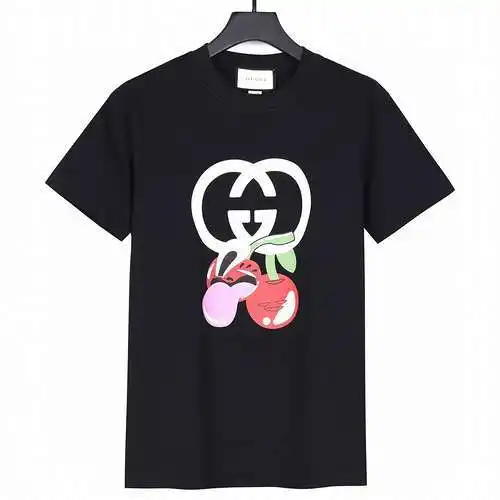 GC/Gucci 24ss spring and summer Get lt capsule series illustrator joint model printed short sleeves