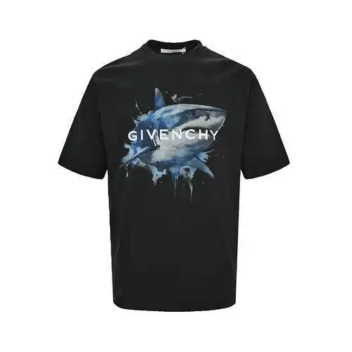 GVC/Givenchy 23ss shark print short sleeves