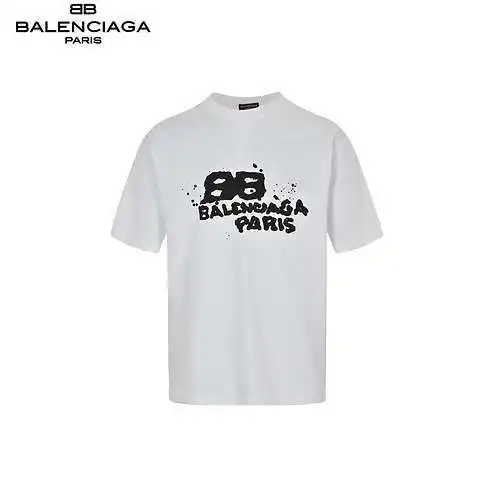 BLCG/Balenciaga front and back graffiti short sleeves