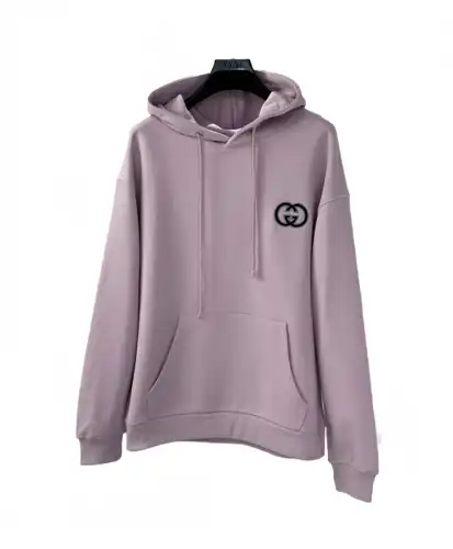 GC/Gucci limited edition double G embroidered logo hooded sweatshirt