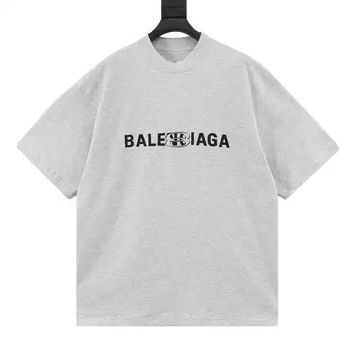 BLCG double loop reverse print crew neck short sleeves
