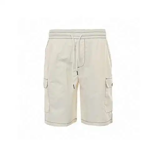 PRD/Prada 24ss topstitched triangle logo nylon shorts