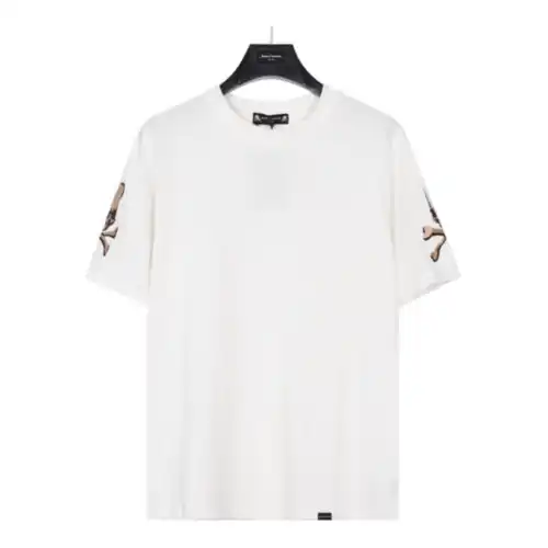 MMJ 23ss skull and three ghosts embroidery Japanese short-sleeved T-shirt