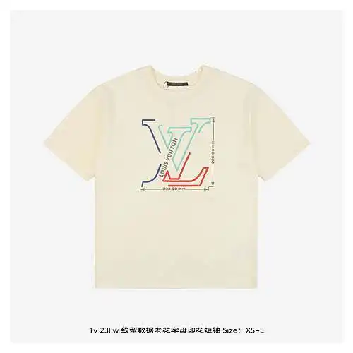 1v 23Fw linear data presbyopic letter print short sleeves