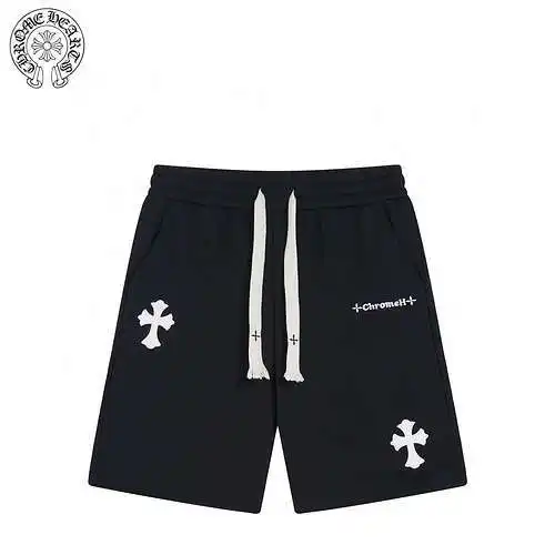 CH/Cro Heart patch embroidered shorts