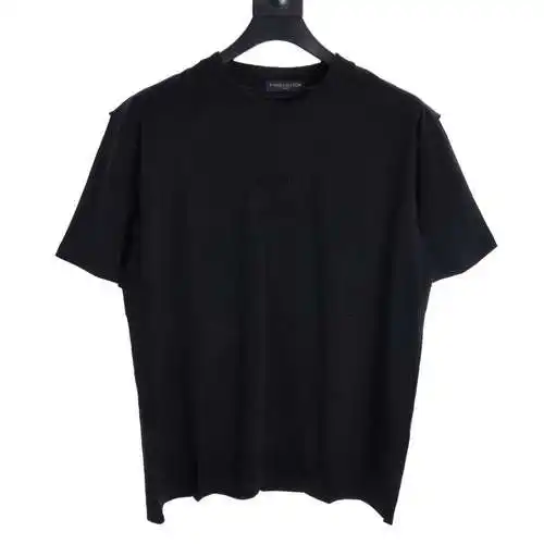 LV three-dimensional embossed logo short sleeves