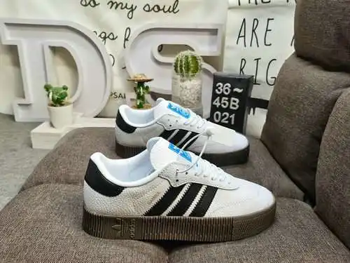 021DAdidas clover SAMBAROSE W Zapatillas plataforma suela gruesa, zapatillas versátiles y calzado ca