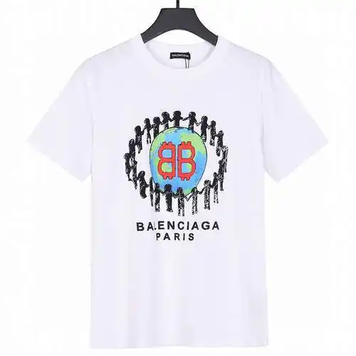 BLCG/Balenciaga 24ss New Protect the Earth Printed Short Sleeves
