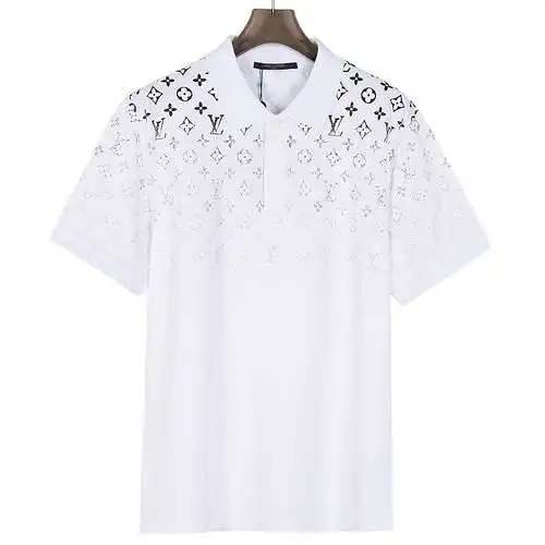 LV/Louis Vuitton 24SS Polo Lapel Short Sleeve Knit
