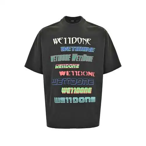 We11*done neon barrage luminous printed short sleeves