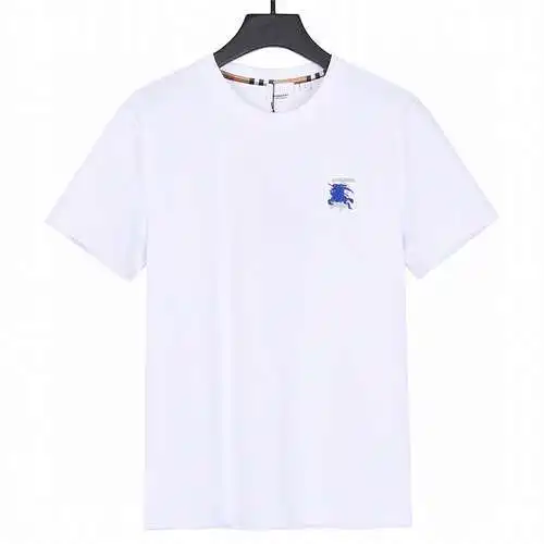 BBR Burberry 24ss new colorful war horse embroidered short-sleeved T-shirt