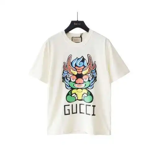 GC Gucci 24ss Year of the Dragon limited logo short-sleeved T-shirt