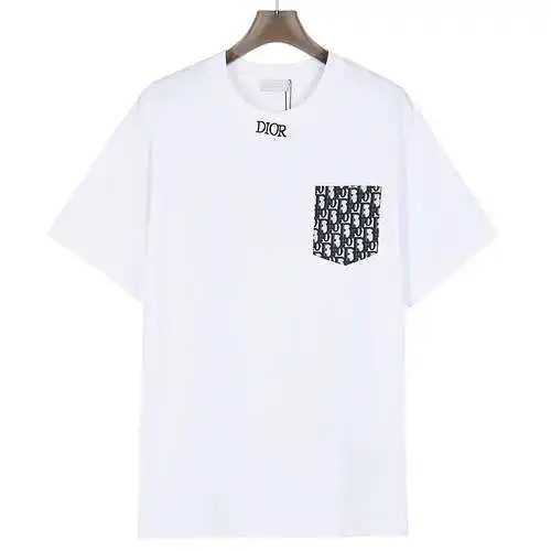 CD/Dior 24ss collar embroidered presbyopia pocket short sleeves
