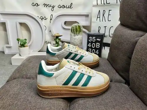 304DAdidas Originals Gazelle Bold W trébol suela gruesa de tres capas zapatillas deportivas informal