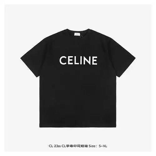 CL 23ss CL letter print short sleeves