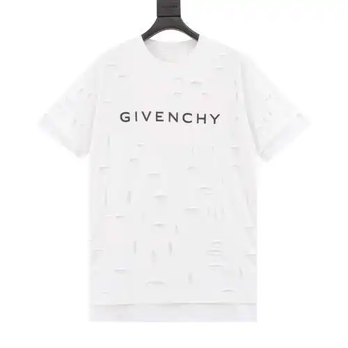 GVC 23AW Full body ripped fake two-piece short-sleeved T-shirt
