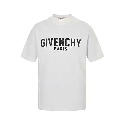 GVC/Givenchy 24ss three-dimensional laminated letter short sleeves