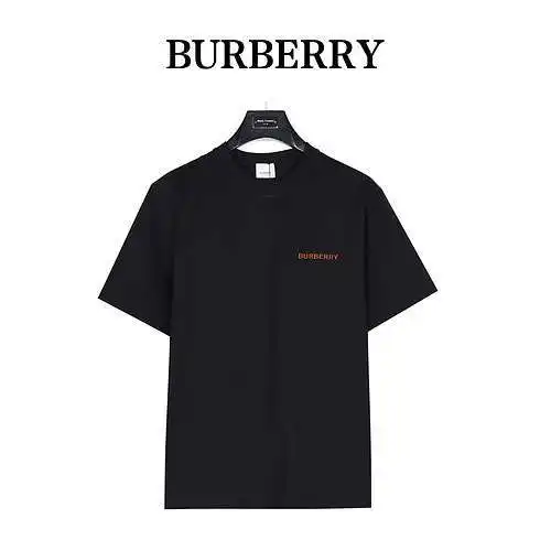 BBR Burberry classic B letter embroidered short sleeves
